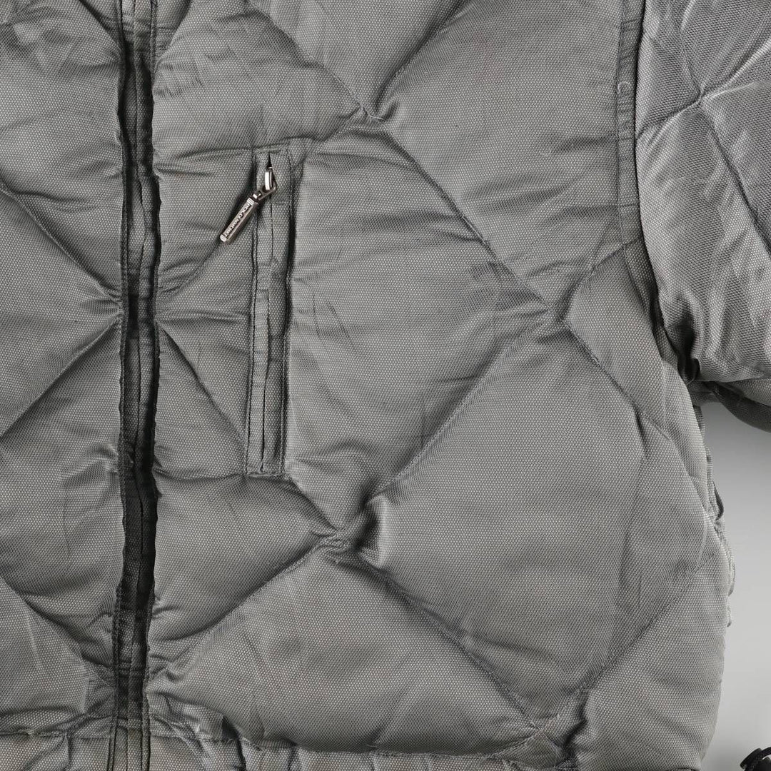 Ralph Lauren POLO SPORT reversible down jacket, men's size small Nylon gray type Vintage Second Hand