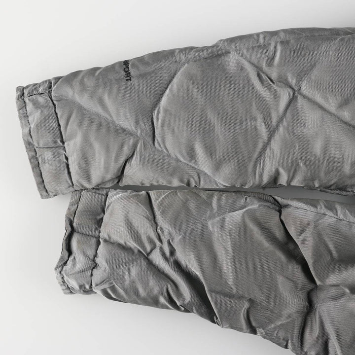 Ralph Lauren POLO SPORT reversible down jacket, men's size small Nylon gray type Vintage Second Hand