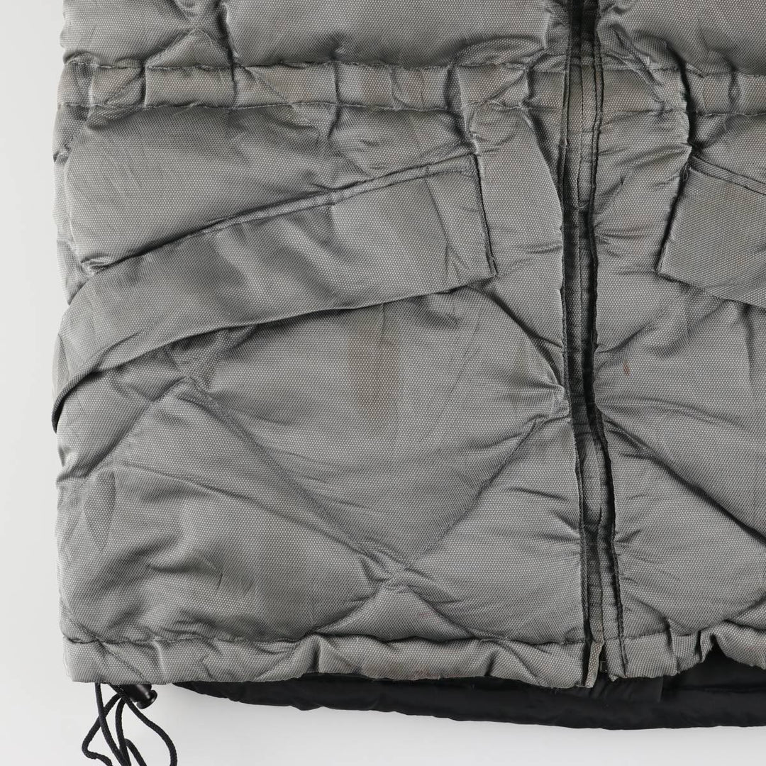 Ralph Lauren POLO SPORT reversible down jacket, men's size small Nylon gray type Vintage Second Hand