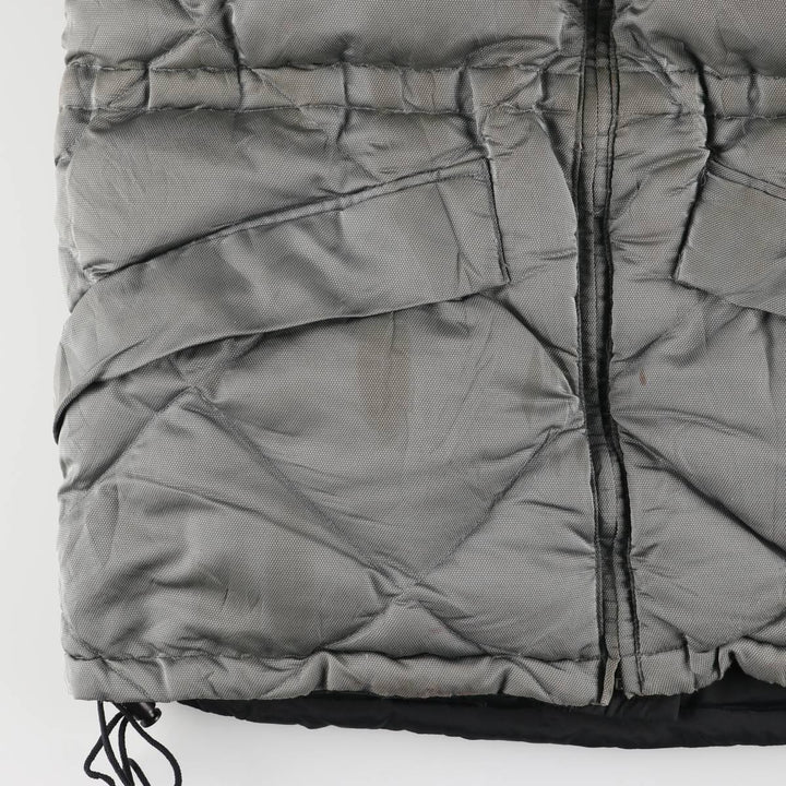 Ralph Lauren POLO SPORT reversible down jacket, men's size small Nylon gray type Vintage Second Hand