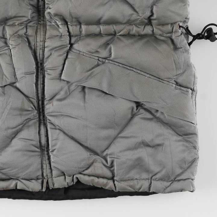 Ralph Lauren POLO SPORT reversible down jacket, men's size small Nylon gray type Vintage Second Hand