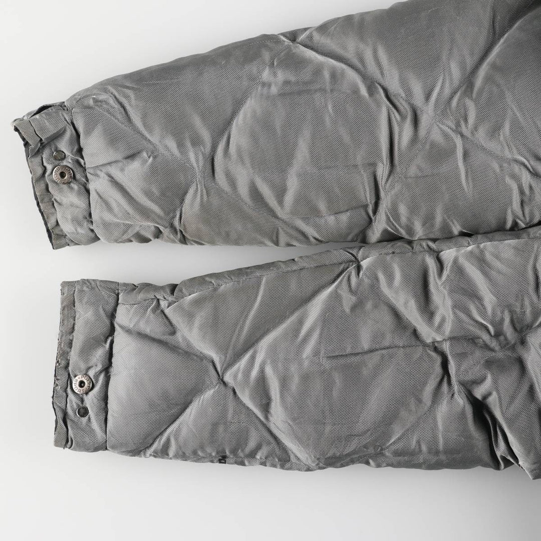 Ralph Lauren POLO SPORT reversible down jacket, men's size small Nylon gray type Vintage Second Hand