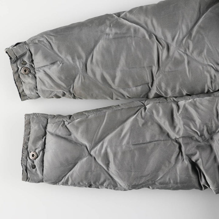 Ralph Lauren POLO SPORT reversible down jacket, men's size small Nylon gray type Vintage Second Hand