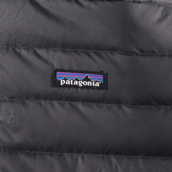 Patagonia Down Sweater Hoodie 84701FA18 Ripstop Hooded Goose Down Jacket, Men's Size L recycled polyester gray type Vintage Second Hand