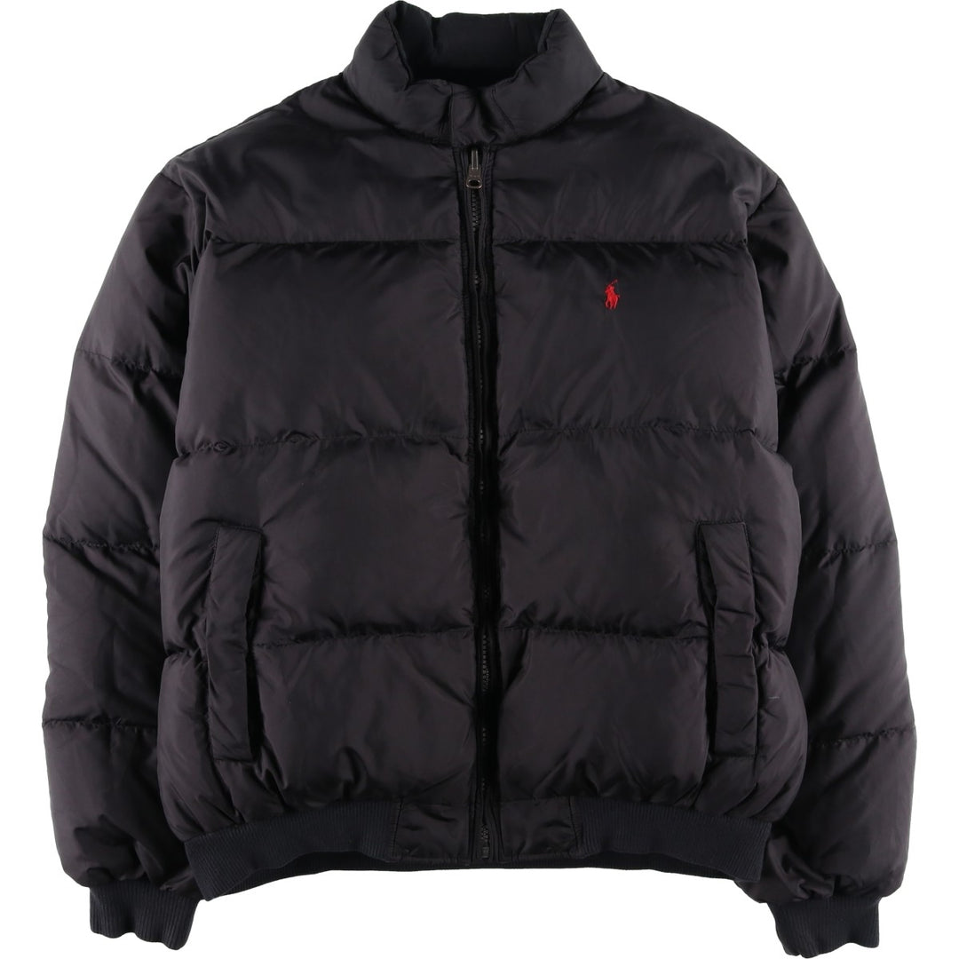 Ralph Lauren POLO by Ralph Lauren reversible down jacket, men's size L Nylon black type Vintage Second Hand