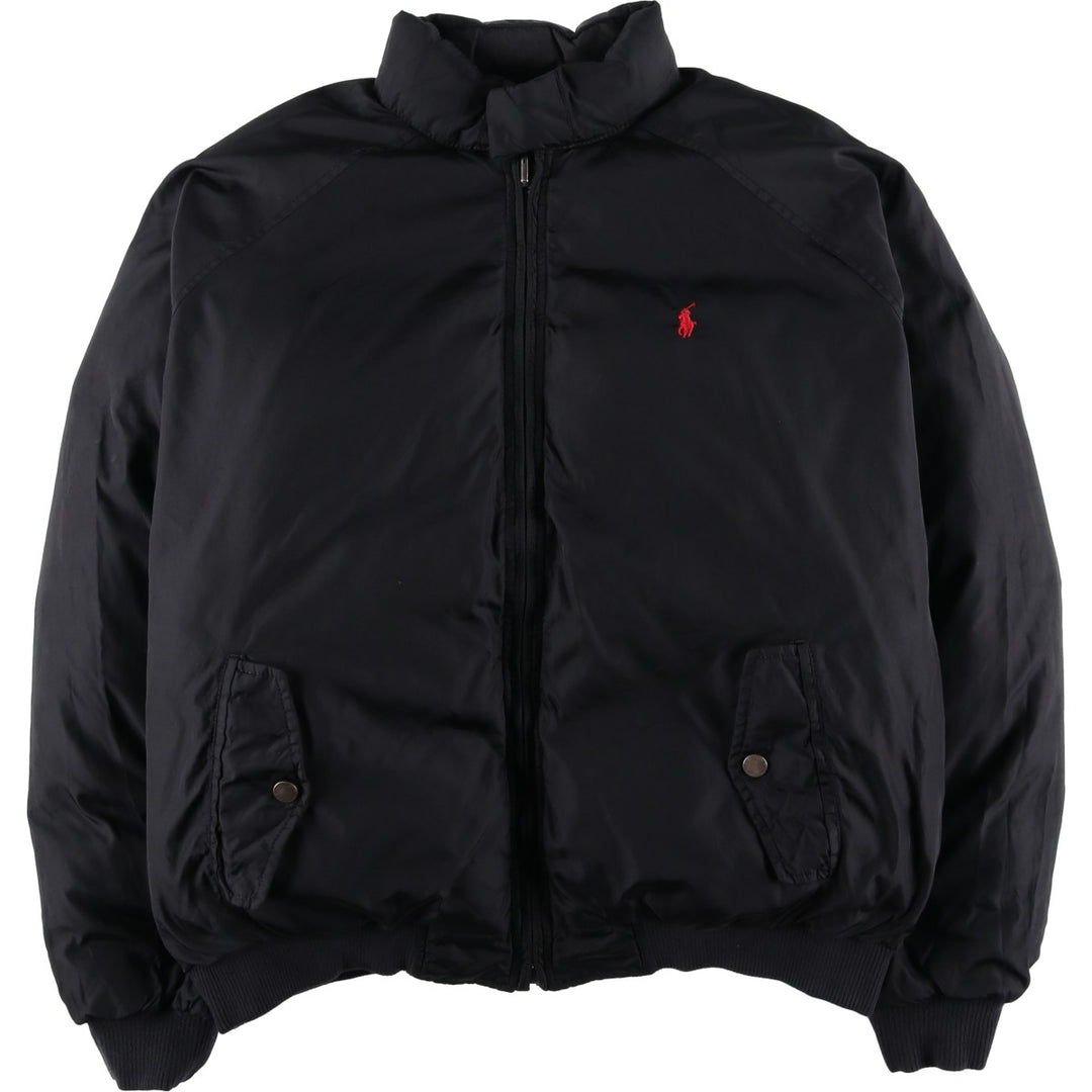 Ralph Lauren POLO by Ralph Lauren reversible down jacket, men's size L Nylon black type Vintage Second Hand