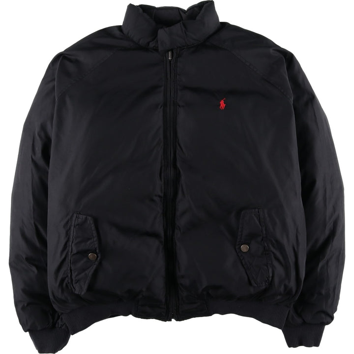 Ralph Lauren POLO by Ralph Lauren reversible down jacket, men's size L Nylon black type Vintage Second Hand
