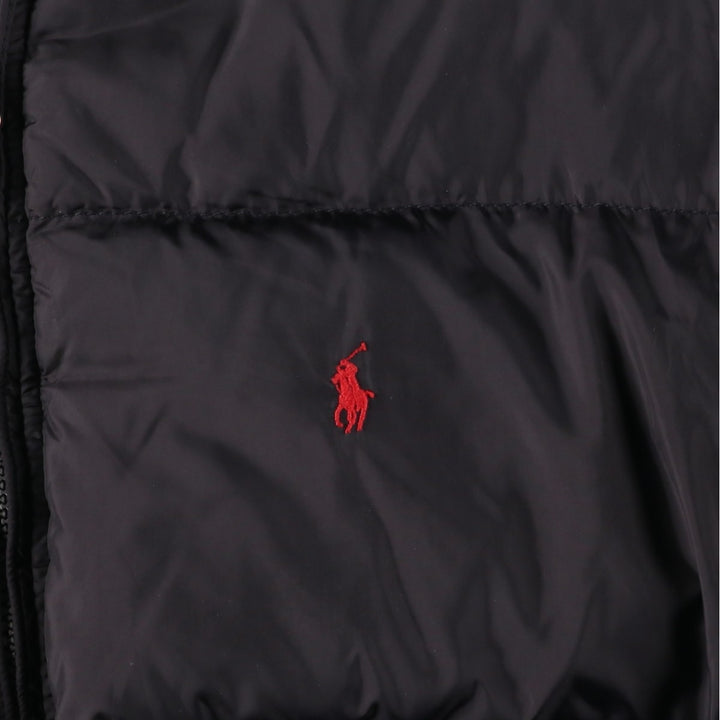 Ralph Lauren POLO by Ralph Lauren reversible down jacket, men's size L Nylon black type Vintage Second Hand