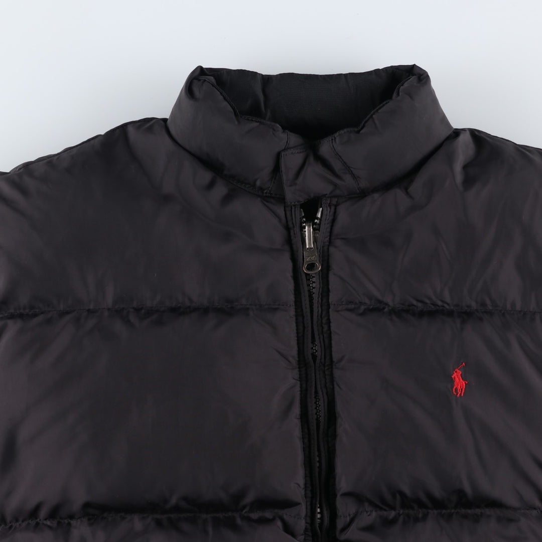 Ralph Lauren POLO by Ralph Lauren reversible down jacket, men's size L Nylon black type Vintage Second Hand
