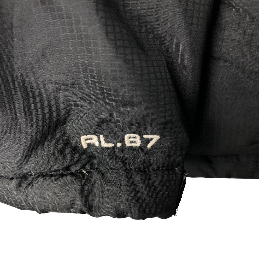 2000'S Ralph Lauren Polo Jeans Company ripstop down jacket, men's size M Nylon black type Vintage Second Hand