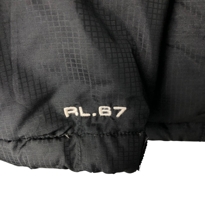 2000'S Ralph Lauren Polo Jeans Company ripstop down jacket, men's size M Nylon black type Vintage Second Hand
