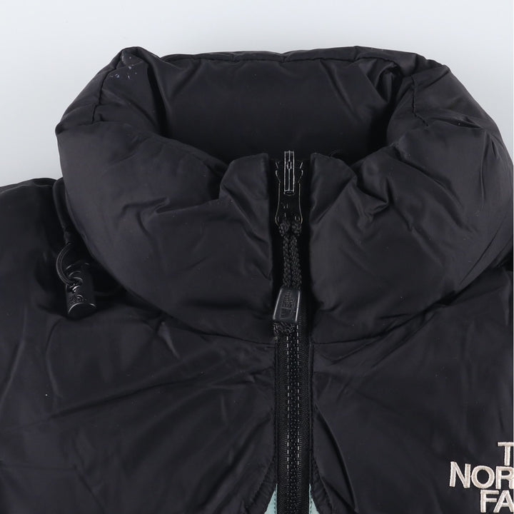 90'S The North Face Vintage Goose Down Jacket, Women's Size Medium Nylon Khaki type sage green Vintage Second Hand