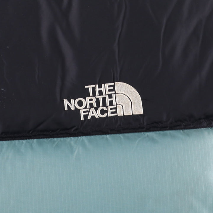 90'S The North Face Vintage Goose Down Jacket, Women's Size Medium Nylon Khaki type sage green Vintage Second Hand