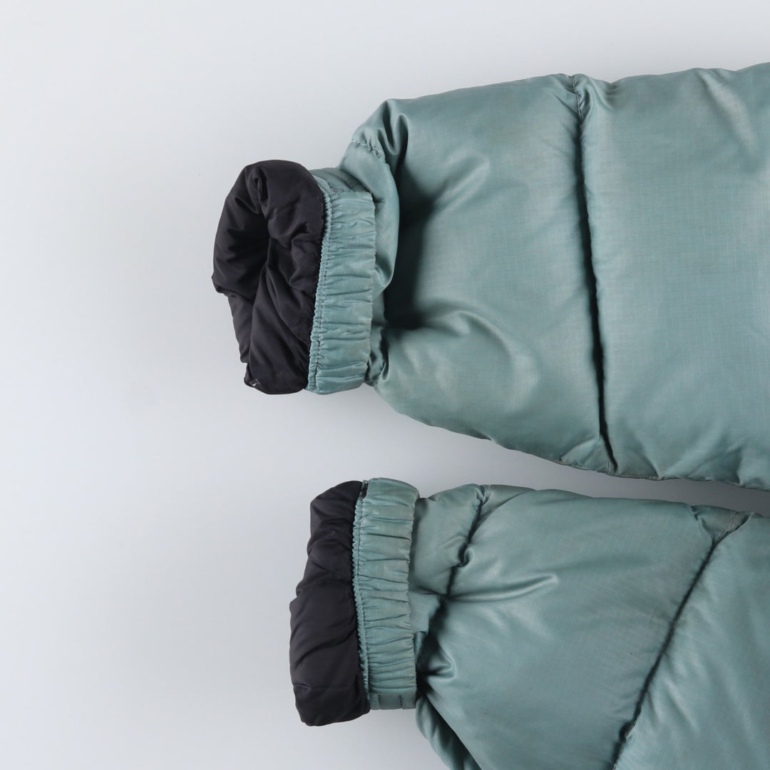 90'S The North Face Vintage Goose Down Jacket, Women's Size Medium Nylon Khaki type sage green Vintage Second Hand