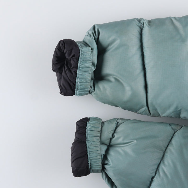90'S The North Face Vintage Goose Down Jacket, Women's Size Medium Nylon Khaki type sage green Vintage Second Hand