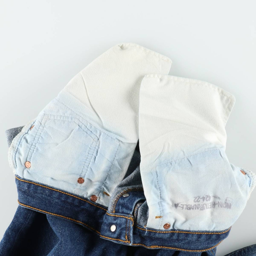 90s-00'S Levi's 501 Straight Denim Pants, Men's W33 (approx.), Vintage unclear blue type Vintage Second Hand