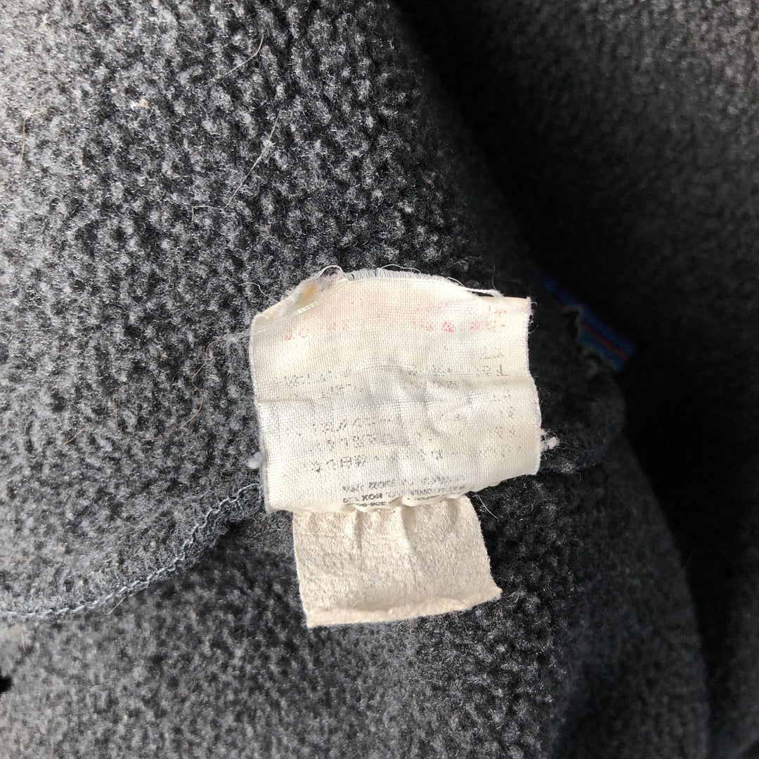 90s-00'S Patagonia Synchilla Half-Snap Fleece Pullover, Made in USA, Men's Size Small unclear gray type Vintage Second Hand
