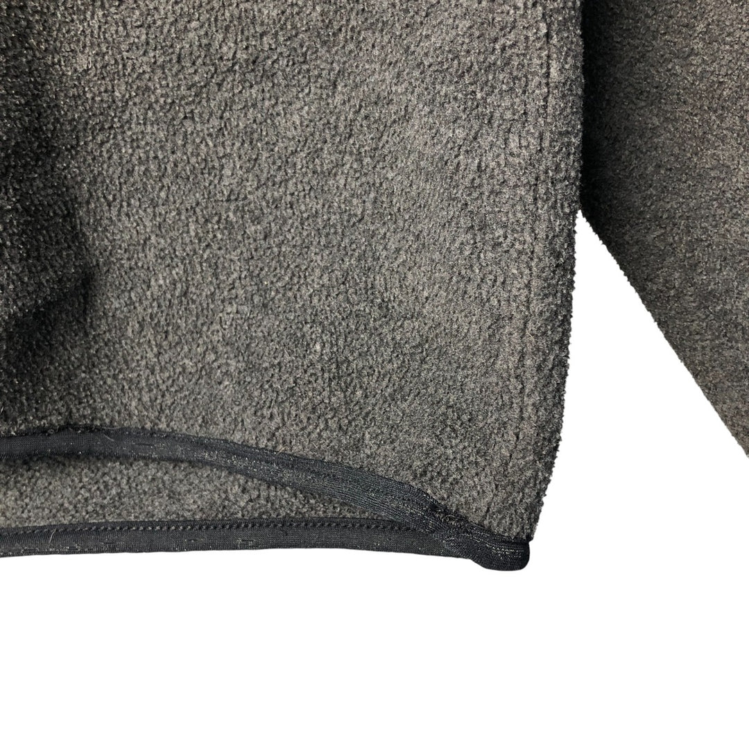 90s-00'S Patagonia Synchilla Half-Snap Fleece Pullover, Made in USA, Men's Size Small unclear gray type Vintage Second Hand