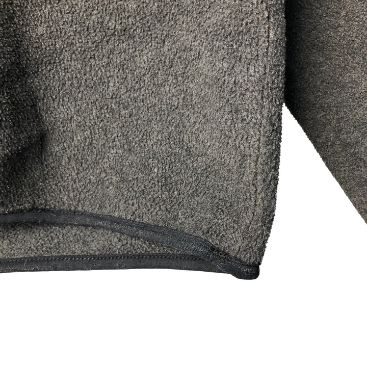90s-00'S Patagonia Synchilla Half-Snap Fleece Pullover, Made in USA, Men's Size Small unclear gray type Vintage Second Hand