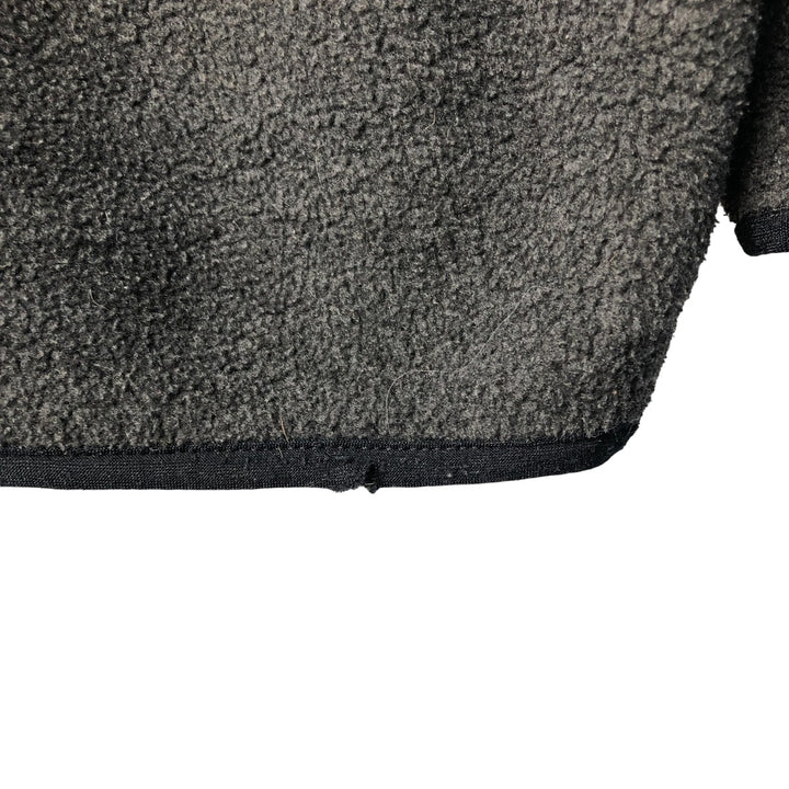 90s-00'S Patagonia Synchilla Half-Snap Fleece Pullover, Made in USA, Men's Size Small unclear gray type Vintage Second Hand
