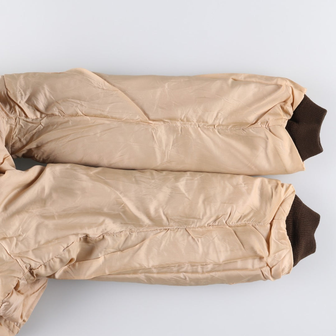 Vintage 1980'S AVIREX A-2 Leather Flight Jacket, Men's Size XL genuine leather brown type Vintage Second Hand