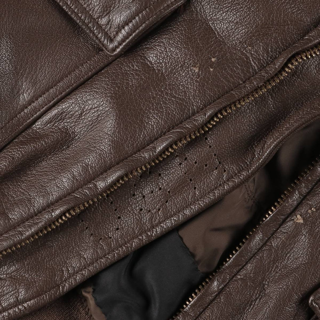 Vintage G-1 US Military Leather Flight Jacket, Men's Size Medium unclear brown type Vintage Second Hand