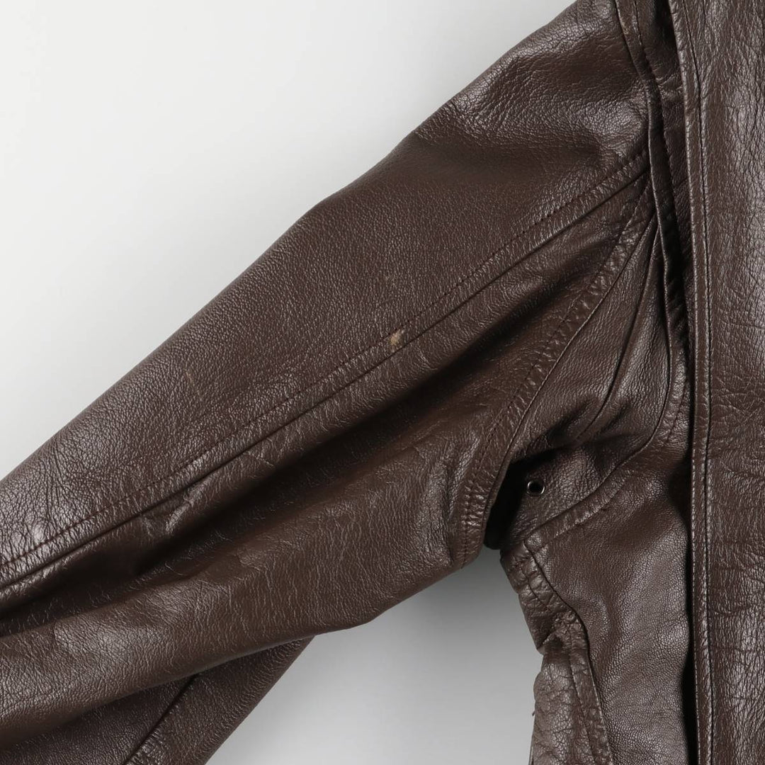 Vintage G-1 US Military Leather Flight Jacket, Men's Size Medium unclear brown type Vintage Second Hand