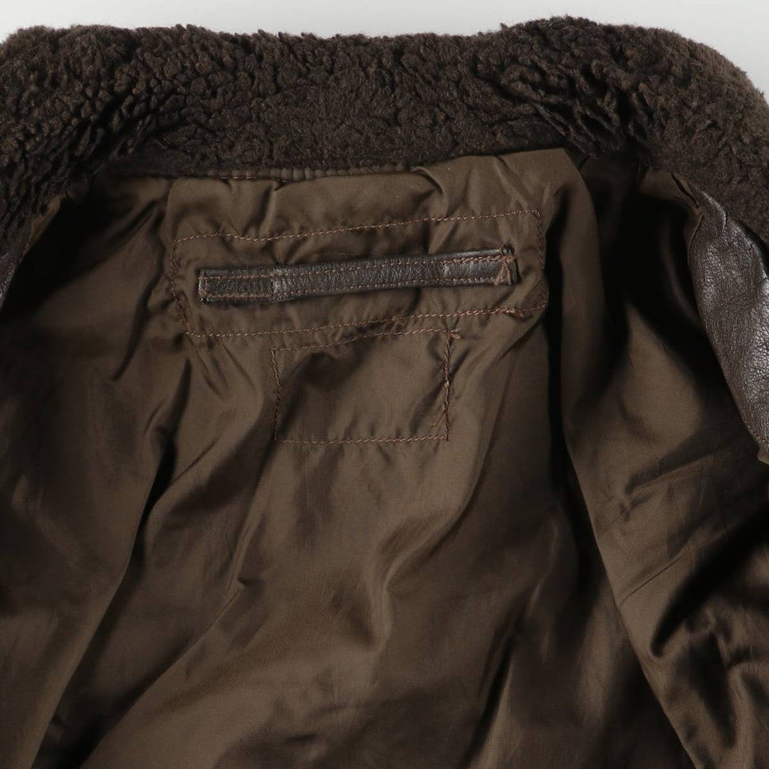 G-1 US Military Leather Flight Jacket, Men's Size Medium unclear brown type Vintage Second Hand