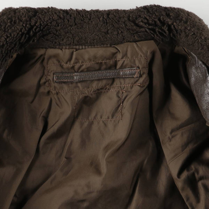 G-1 US Military Leather Flight Jacket, Men's Size Medium unclear brown type Vintage Second Hand