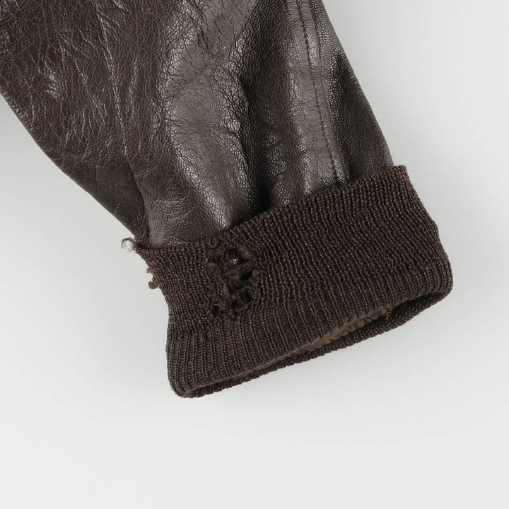 G-1 US Military Leather Flight Jacket, Men's Size Medium unclear brown type Vintage Second Hand