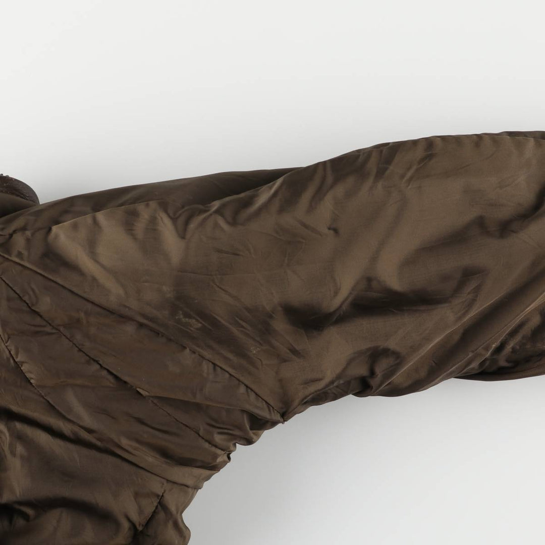 1970'S US Military G-1 Leather Flight Jacket, Made in USA, Size 42, Men's Medium, Vintage unclear brown type Vintage Second Hand