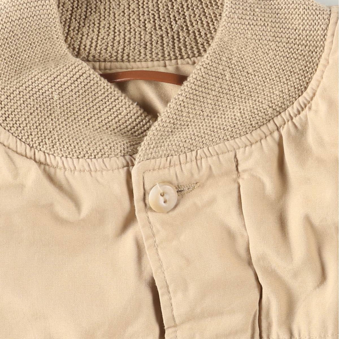 Vintage 70s-80'S Catalina Varsity Padded Derby Jacket with Cup Shoulder Straps, Made in the USA, Men's Size L unclear Beige type Vintage Second Hand