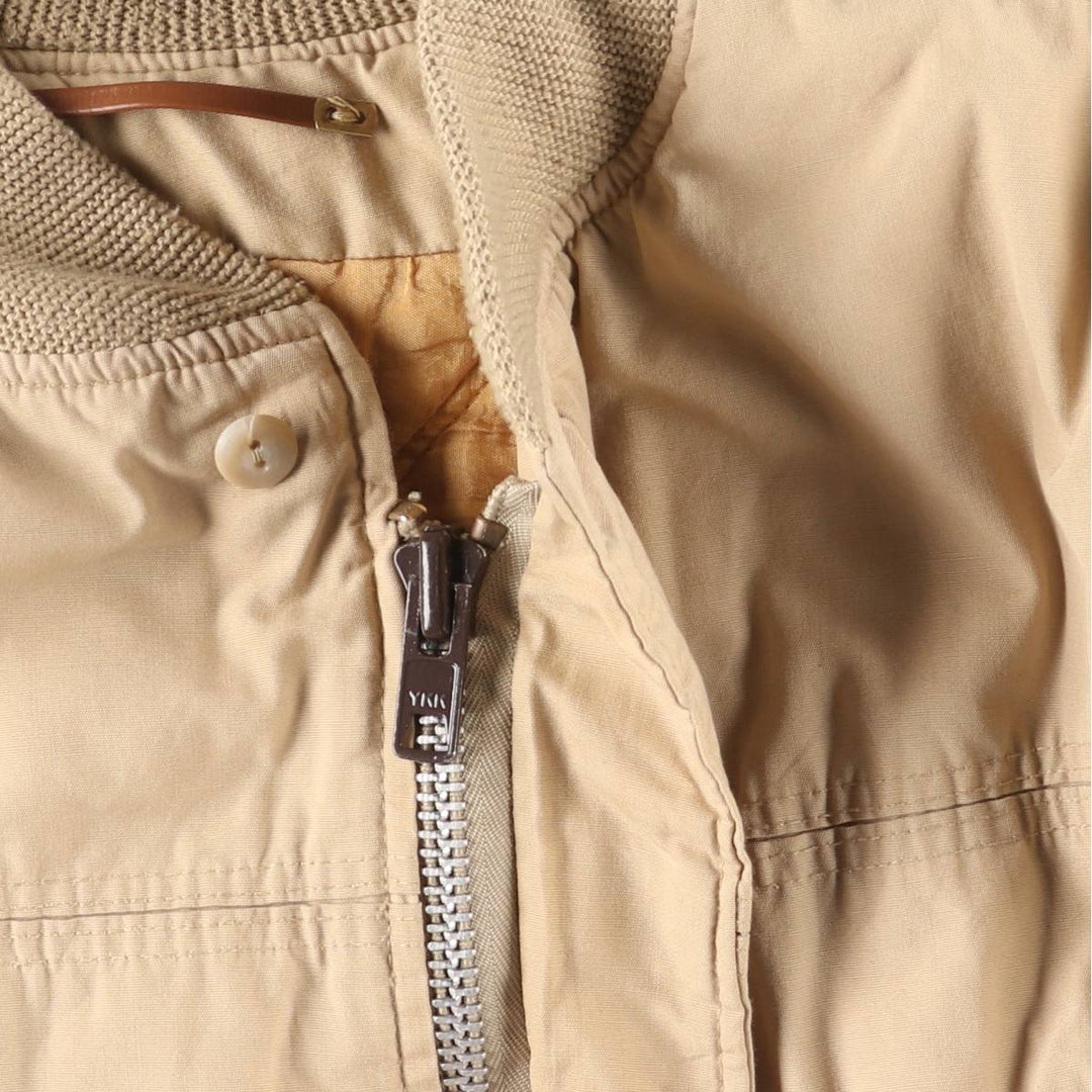 Vintage 70s-80'S Catalina Varsity Padded Derby Jacket with Cup Shoulder Straps, Made in the USA, Men's Size L unclear Beige type Vintage Second Hand