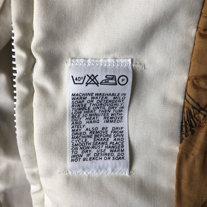 Vintage 70s-80'S Catalina Varsity Padded Derby Jacket with Cup Shoulder Strap, Men's Size XL unclear ivory Vintage Second Hand