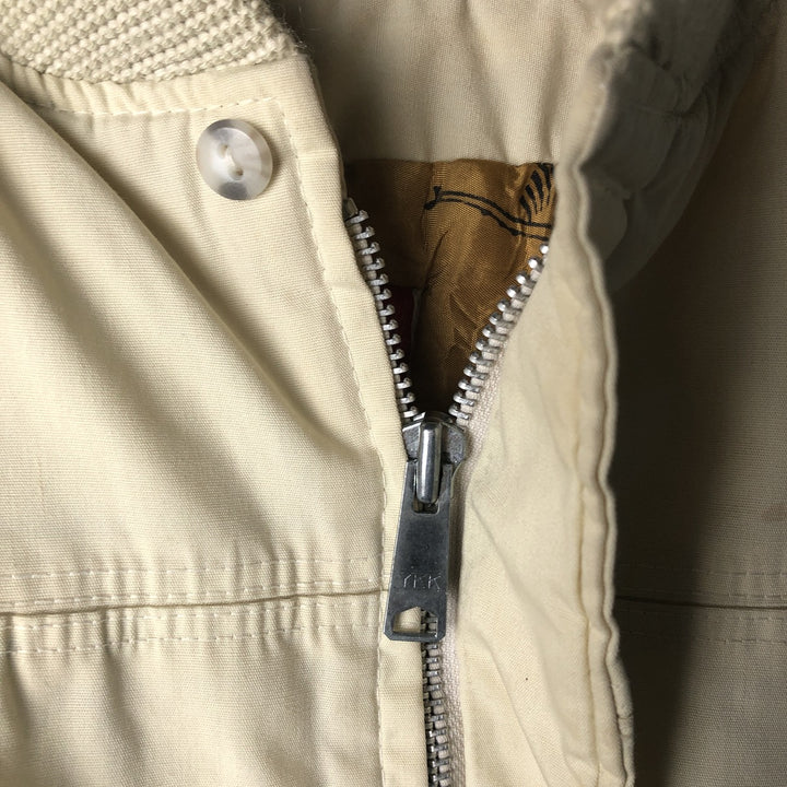 Vintage 70s-80'S Catalina Varsity Padded Derby Jacket with Cup Shoulder Strap, Men's Size XL unclear ivory Vintage Second Hand