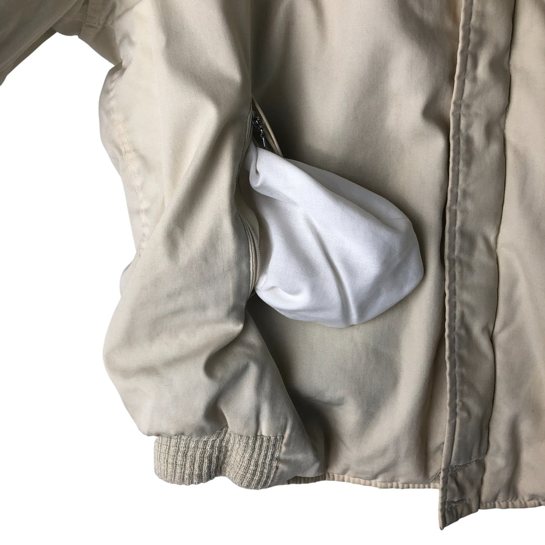 Vintage 70s-80'S Catalina Varsity Padded Derby Jacket with Cup Shoulder Strap, Men's Size XL unclear ivory Vintage Second Hand