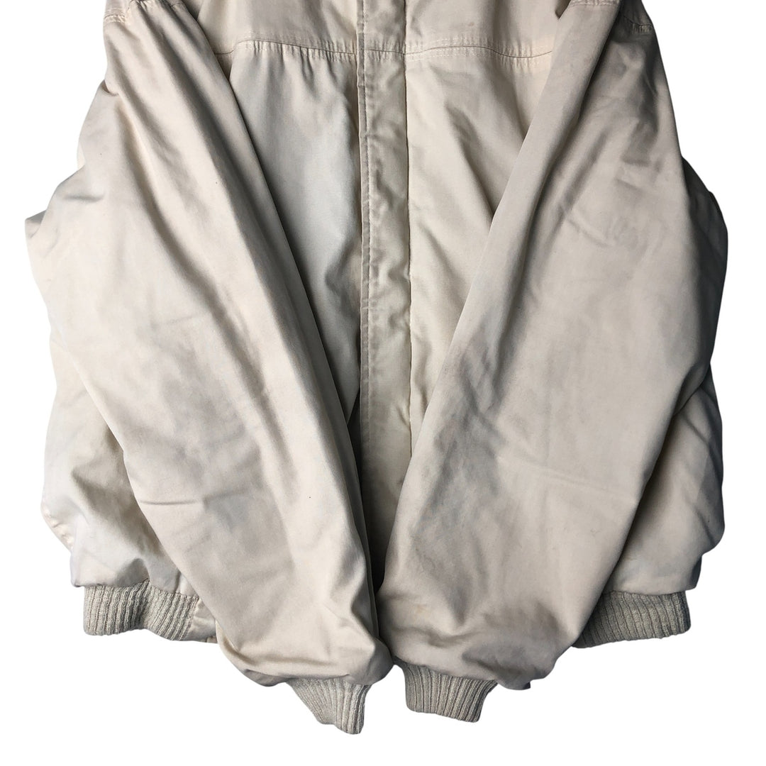 Vintage 70s-80'S Catalina Varsity Padded Derby Jacket with Cup Shoulder Strap, Men's Size XL unclear ivory Vintage Second Hand