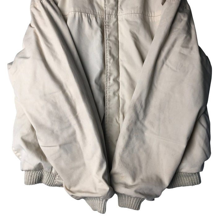 Vintage 70s-80'S Catalina Varsity Padded Derby Jacket with Cup Shoulder Strap, Men's Size XL unclear ivory Vintage Second Hand