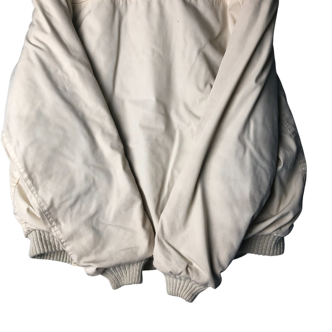 Vintage 70s-80'S Catalina Varsity Padded Derby Jacket with Cup Shoulder Strap, Men's Size XL unclear ivory Vintage Second Hand