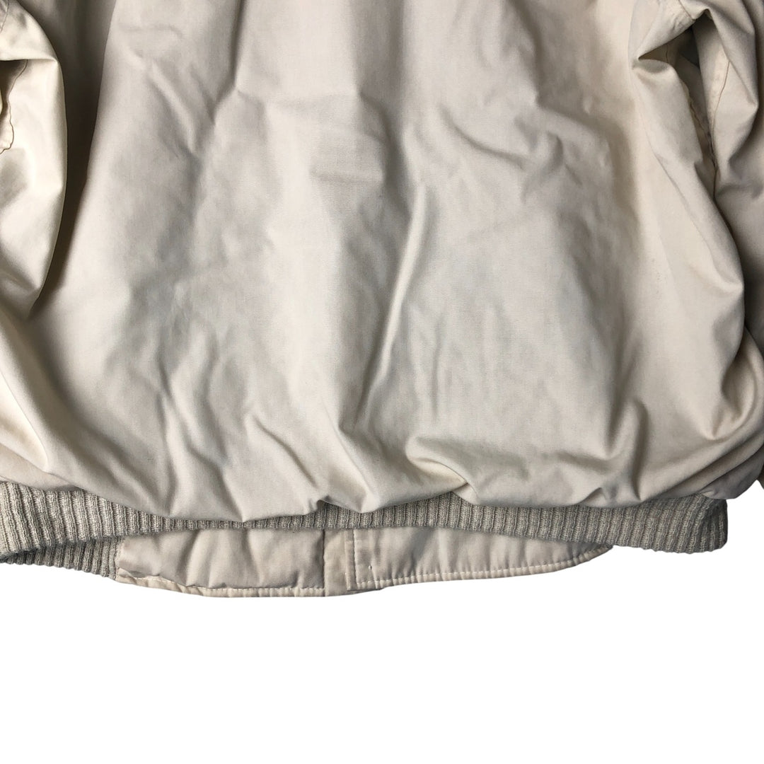 Vintage 70s-80'S Catalina Varsity Padded Derby Jacket with Cup Shoulder Strap, Men's Size XL unclear ivory Vintage Second Hand