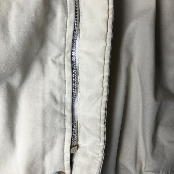 Vintage 70s-80'S Catalina Varsity Padded Derby Jacket with Cup Shoulder Strap, Men's Size XL unclear ivory Vintage Second Hand