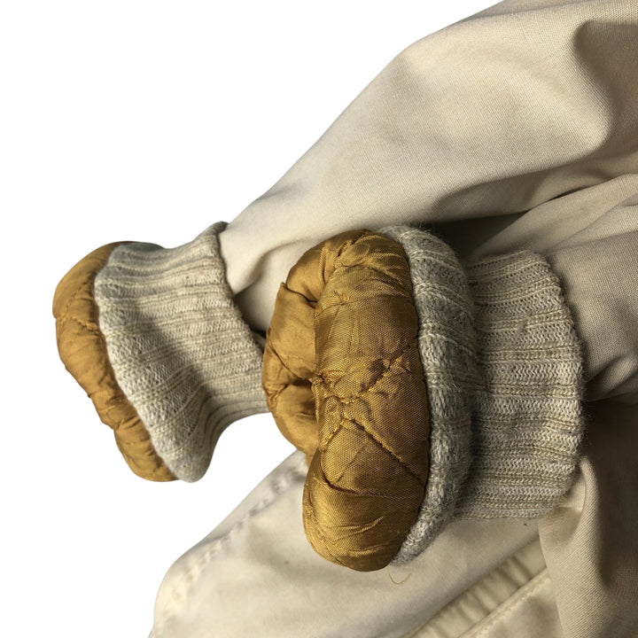 Vintage 70s-80'S Catalina Varsity Padded Derby Jacket with Cup Shoulder Strap, Men's Size XL unclear ivory Vintage Second Hand