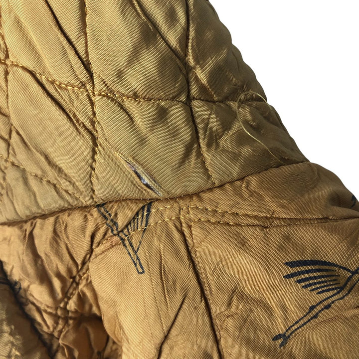 Vintage 70s-80'S Catalina Varsity Padded Derby Jacket with Cup Shoulder Strap, Men's Size XL unclear ivory Vintage Second Hand