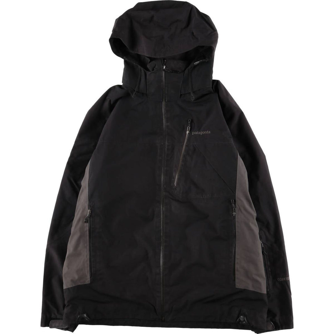 Patagonia Powder Ball Jacket 31440FA11, Gore-Tex, Hooded, Padded Ski Jacket, Men's Size L polyester black type Vintage Second Hand