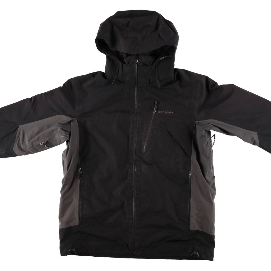 Patagonia Powder Ball Jacket 31440FA11, Gore-Tex, Hooded, Padded Ski Jacket, Men's Size L polyester black type Vintage Second Hand
