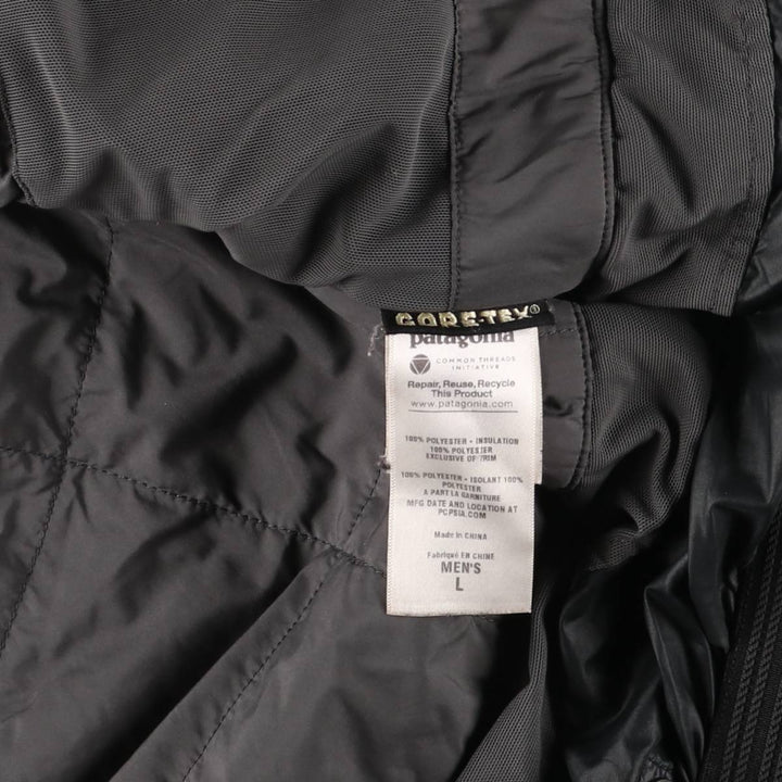 Patagonia Powder Ball Jacket 31440FA11, Gore-Tex, Hooded, Padded Ski Jacket, Men's Size L polyester black type Vintage Second Hand