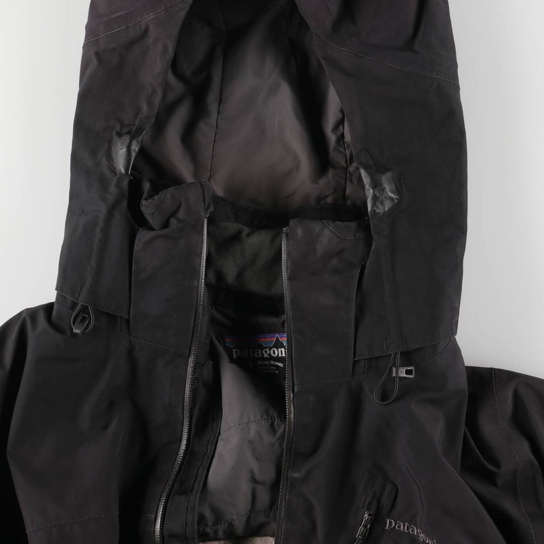 Patagonia Powder Ball Jacket 31440FA11, Gore-Tex, Hooded, Padded Ski Jacket, Men's Size L polyester black type Vintage Second Hand