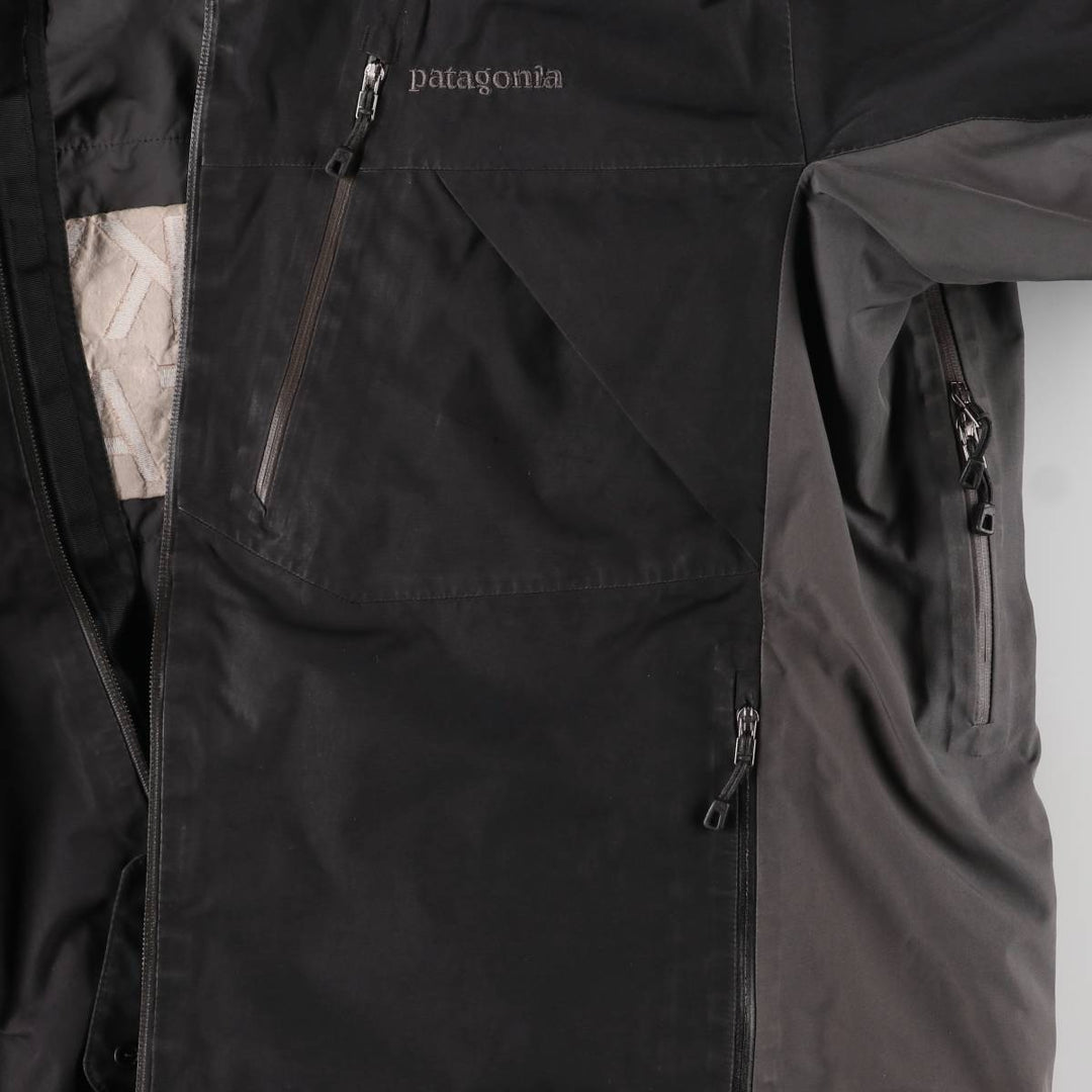 Patagonia Powder Ball Jacket 31440FA11, Gore-Tex, Hooded, Padded Ski Jacket, Men's Size L polyester black type Vintage Second Hand