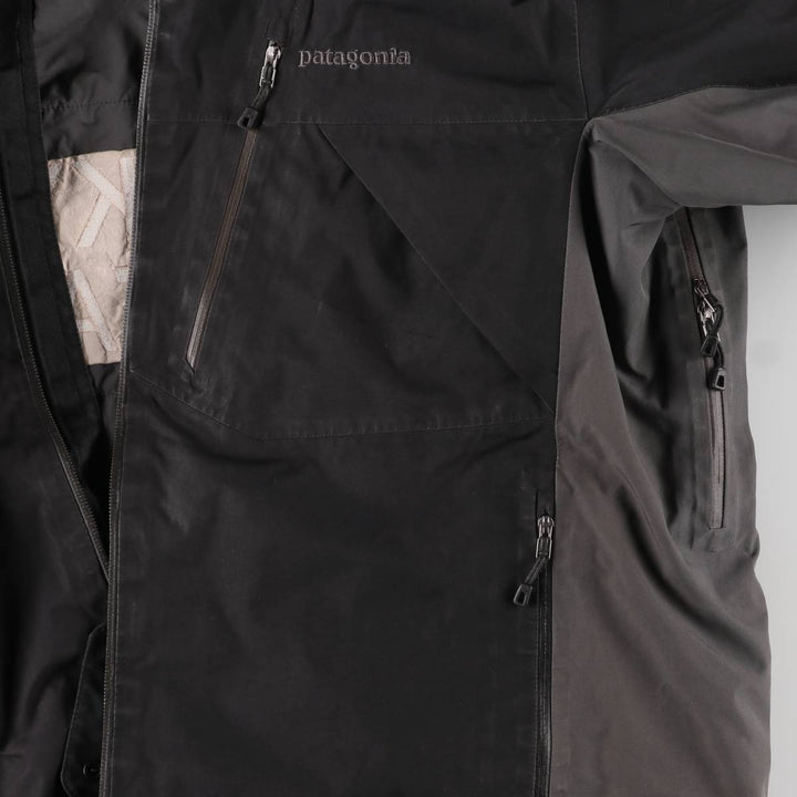 Patagonia Powder Ball Jacket 31440FA11, Gore-Tex, Hooded, Padded Ski Jacket, Men's Size L polyester black type Vintage Second Hand