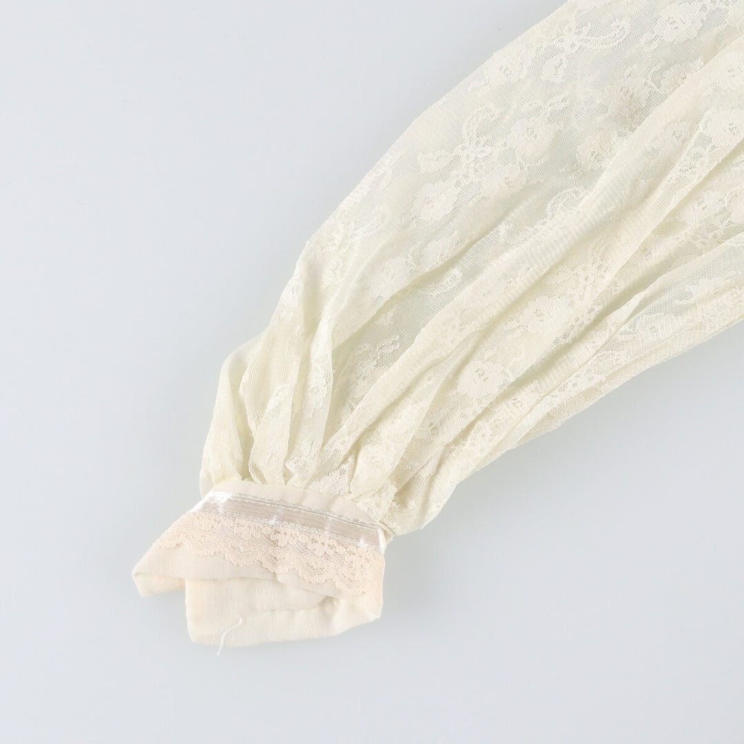 Vintage 1970'S Gunne Sax Jessica maxi-length, long-sleeved flared dress, women's size XS unclear ivory Vintage Second Hand